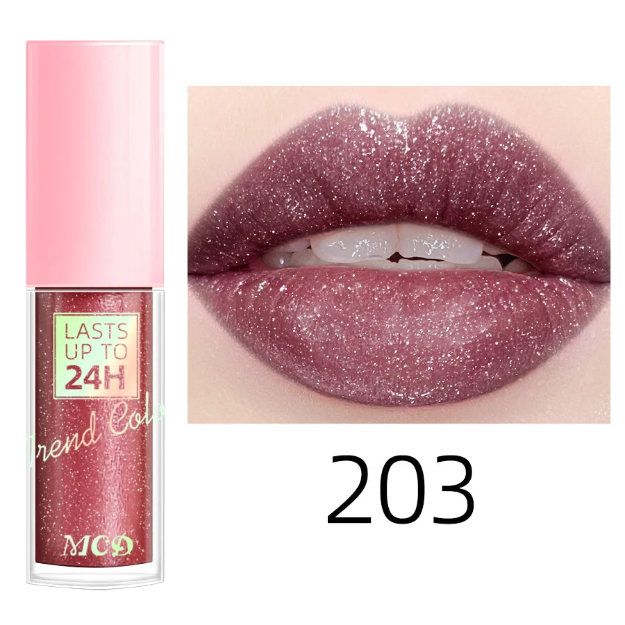 18-Color Waterproof Liquid Lipstick – Long-Lasting Lip Gloss & Moisturizing Lip Tint