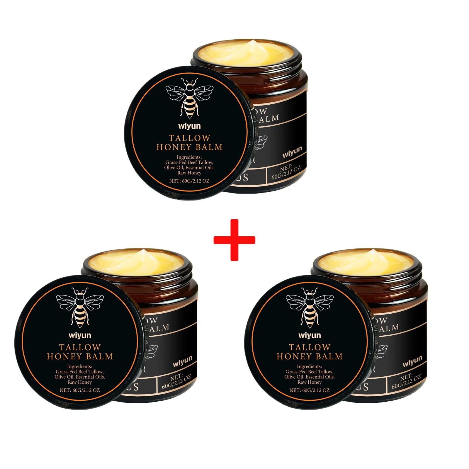 Honey & Beef Tallow Body Lotion – Brightening, Moisturizing & Soothing Formula
