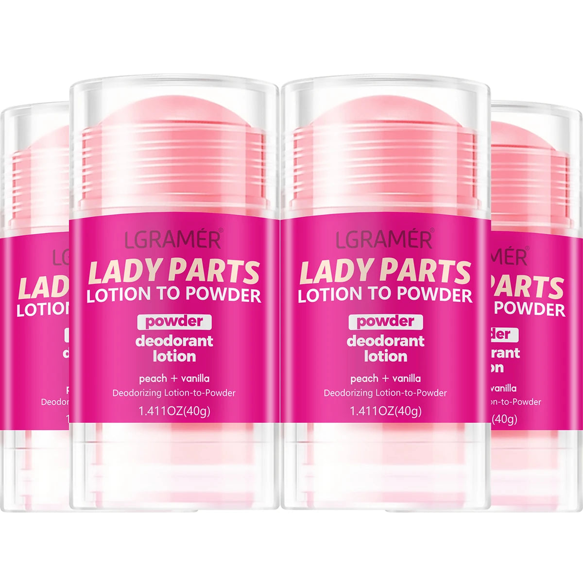 Peach Vanilla Deodorant Lotion for Women – Long-Lasting Fruity Fragrance & Skincare