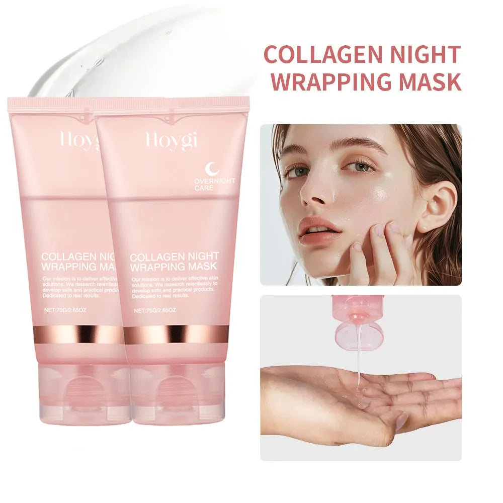 Hydrating Collagen Night Mask – Korean Peel-Off Skincare Set