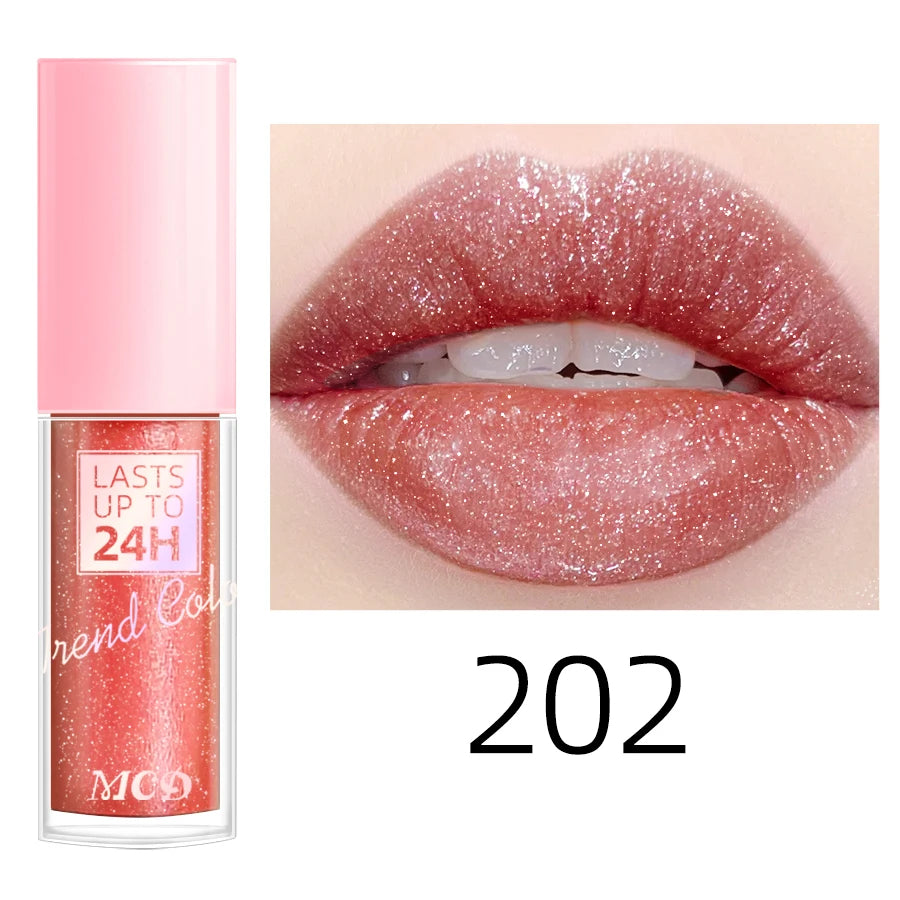 18-Color Waterproof Liquid Lipstick – Long-Lasting Lip Gloss & Moisturizing Lip Tint