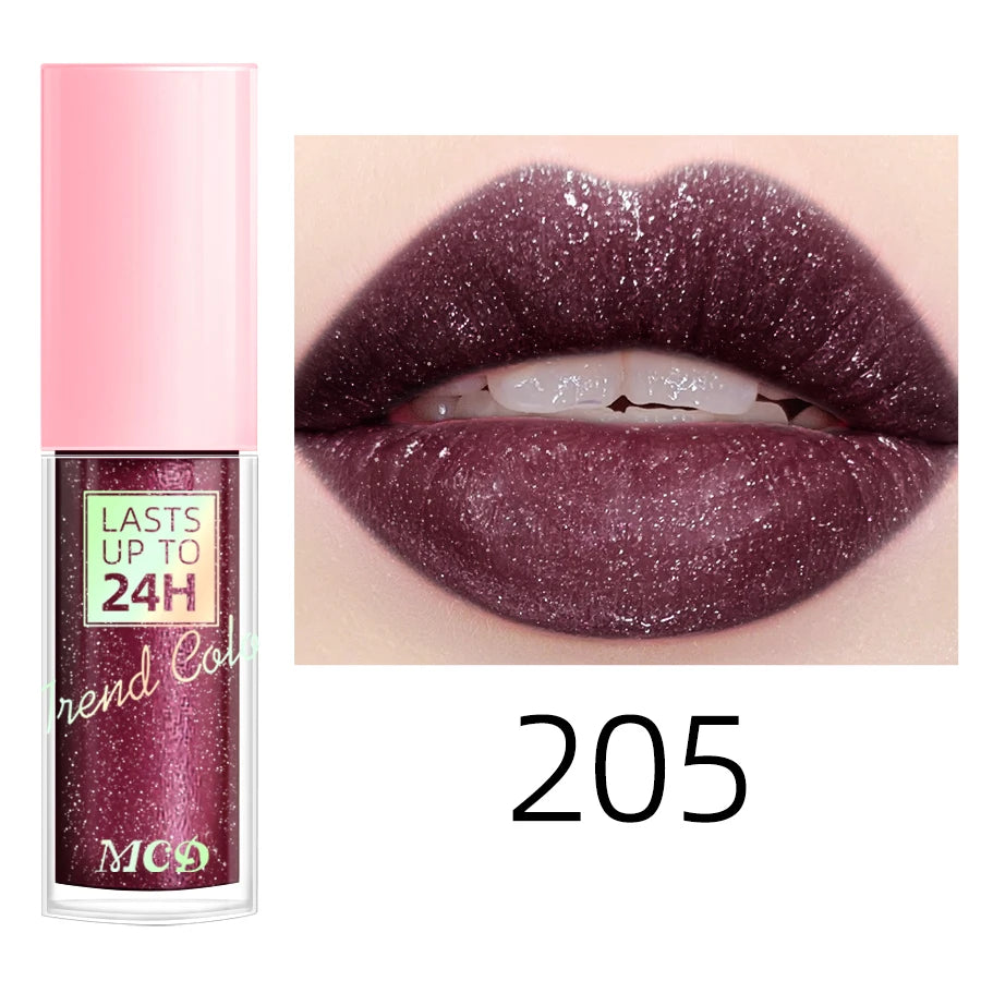 18-Color Waterproof Liquid Lipstick – Long-Lasting Lip Gloss & Moisturizing Lip Tint