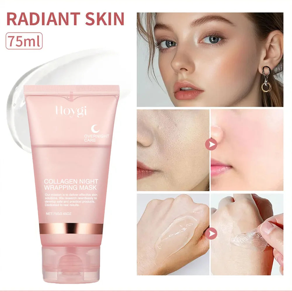 Hydrating Collagen Night Mask – Korean Peel-Off Skincare Set