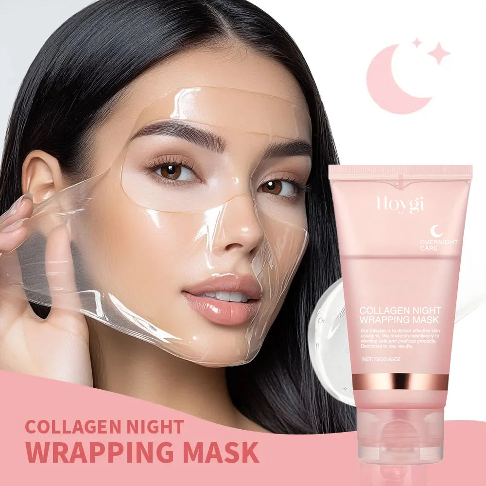 Hydrating Collagen Night Mask – Korean Peel-Off Skincare Set
