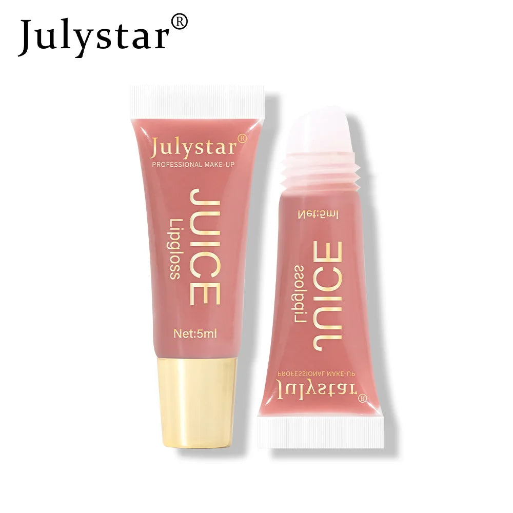 Julystar 6-Color Moisturizing Lip Oil Set – Long-Lasting, Fruity Mirror Shine