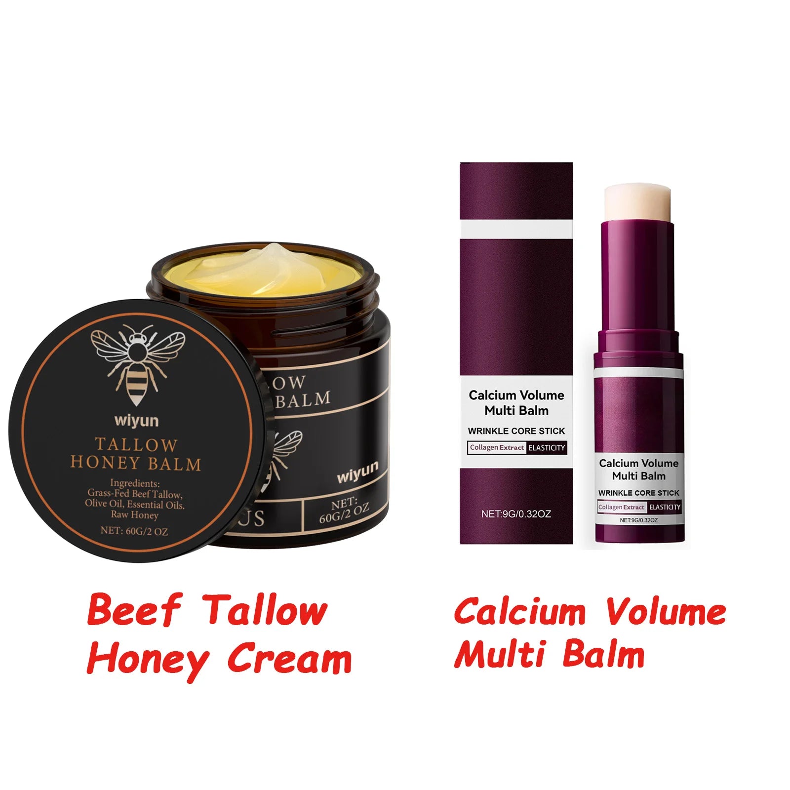 Honey & Beef Tallow Body Lotion – Brightening, Moisturizing & Soothing Formula
