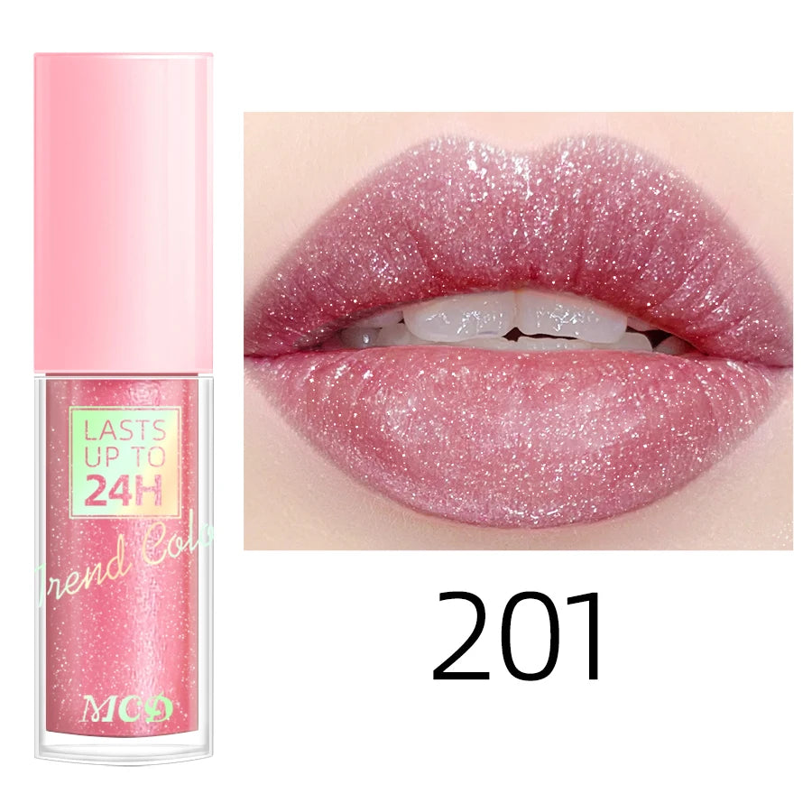 18-Color Waterproof Liquid Lipstick – Long-Lasting Lip Gloss & Moisturizing Lip Tint