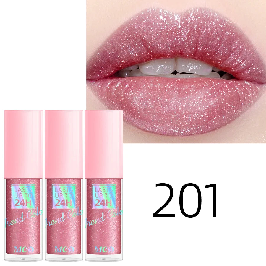 18-Color Waterproof Liquid Lipstick – Long-Lasting Lip Gloss & Moisturizing Lip Tint